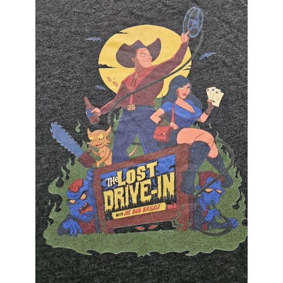 Lost Drive In Long Sleeve Tshirt Joe Bob Briggs Patreon Exclusive Size 2XL XXL - Picture 3 of 11